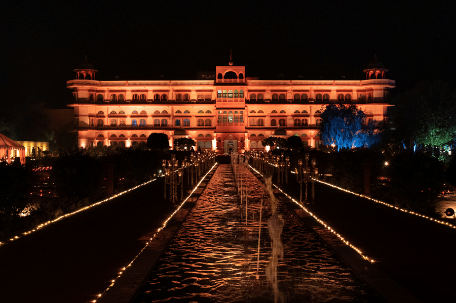 Night lighting - Umaid Palace