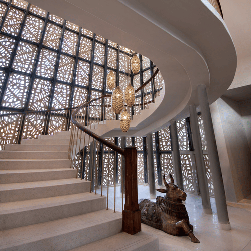 Spiral Stairs of Lodge at Aramness