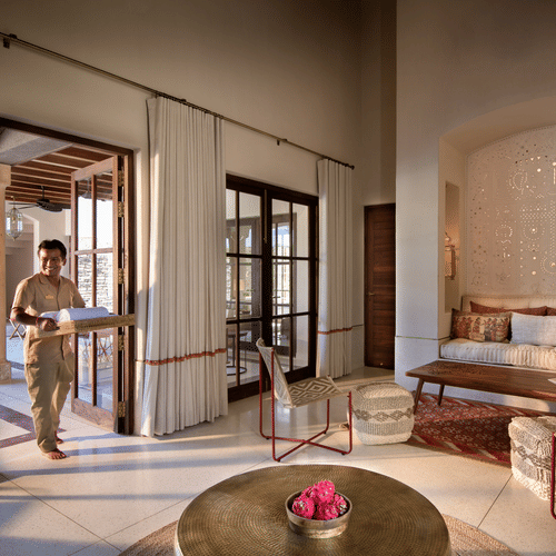 room service activity at a room