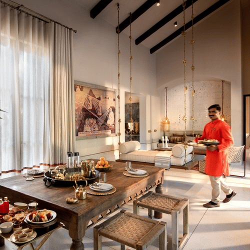 Indian Floor Dining Table