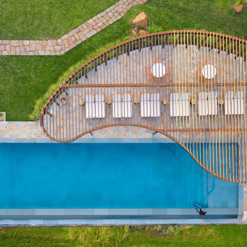 Top View of the Pool 