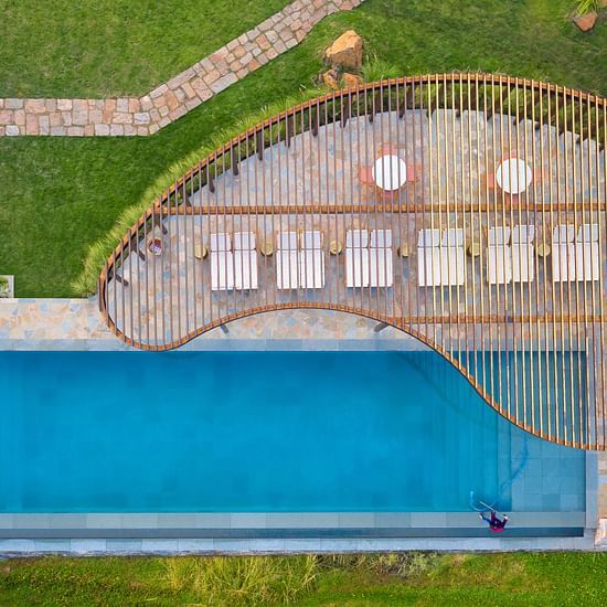 Top View of the Pool 