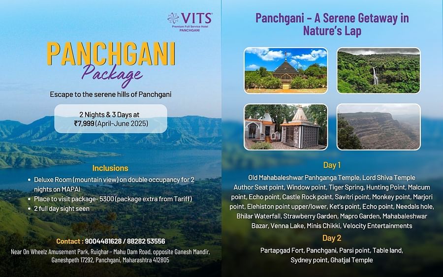 Enjoy our Summer Packages at VITS Panchgani, offering affordable stays and serene getaways