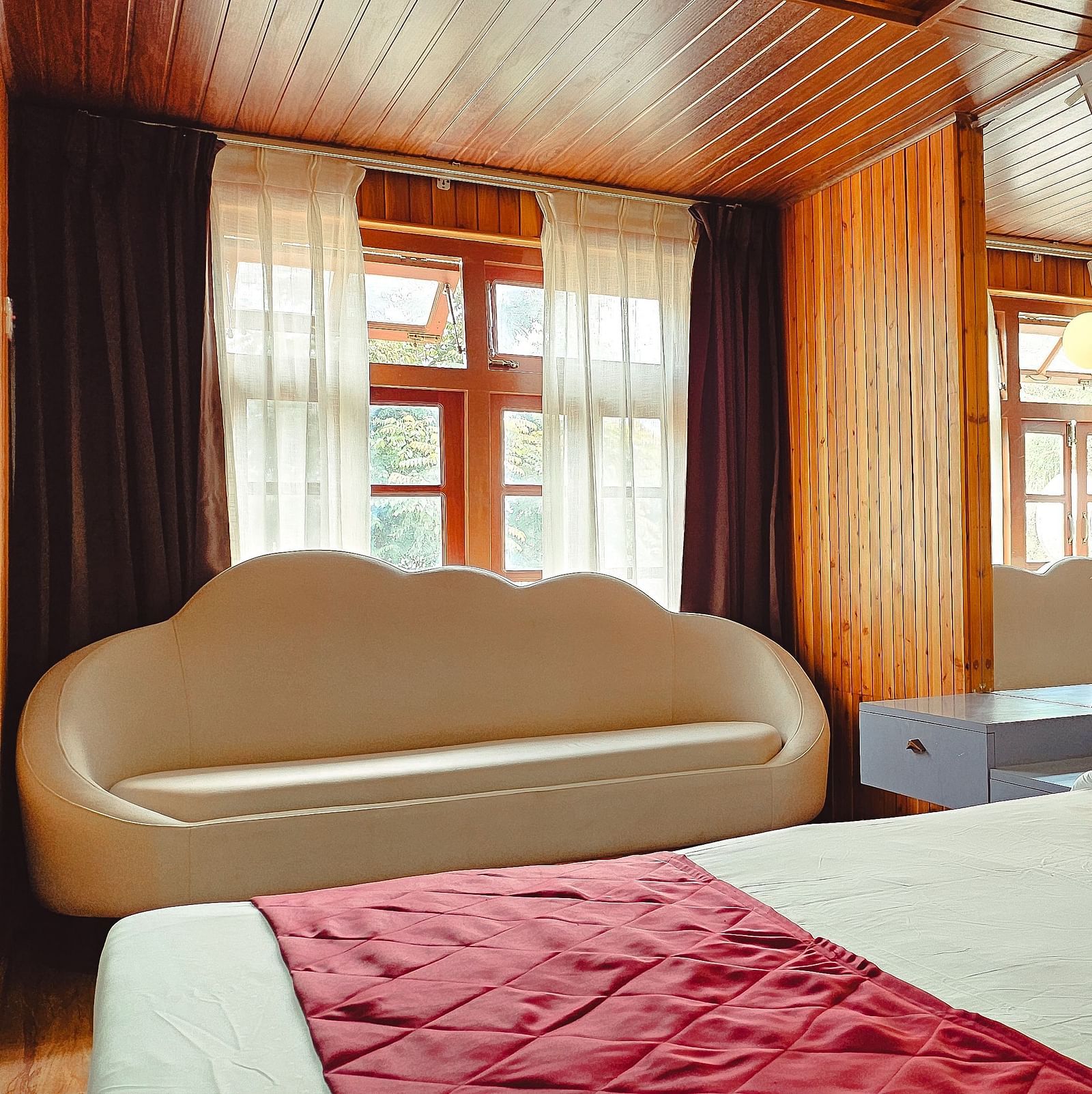 Premium room with a sofa and dressing table