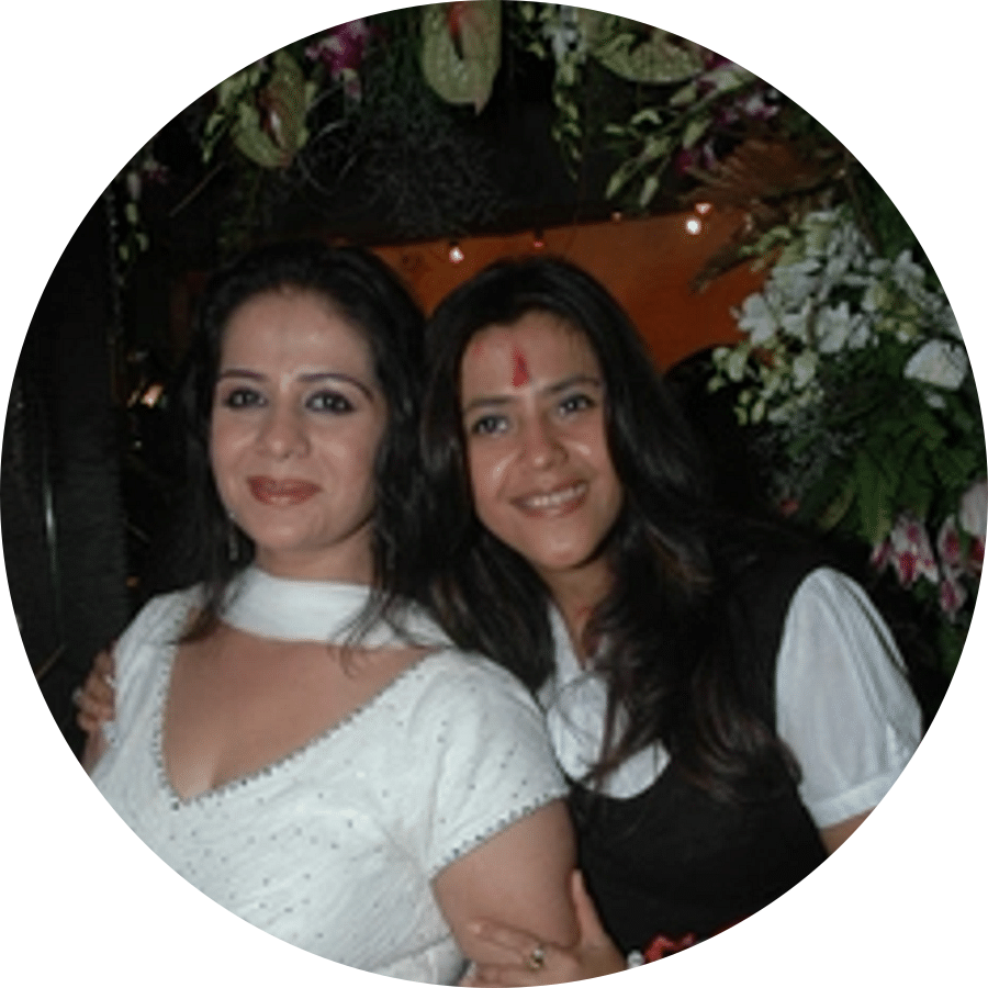 ekta kapoor with another woman posing for a picture - IOSIS Spa & Wellness