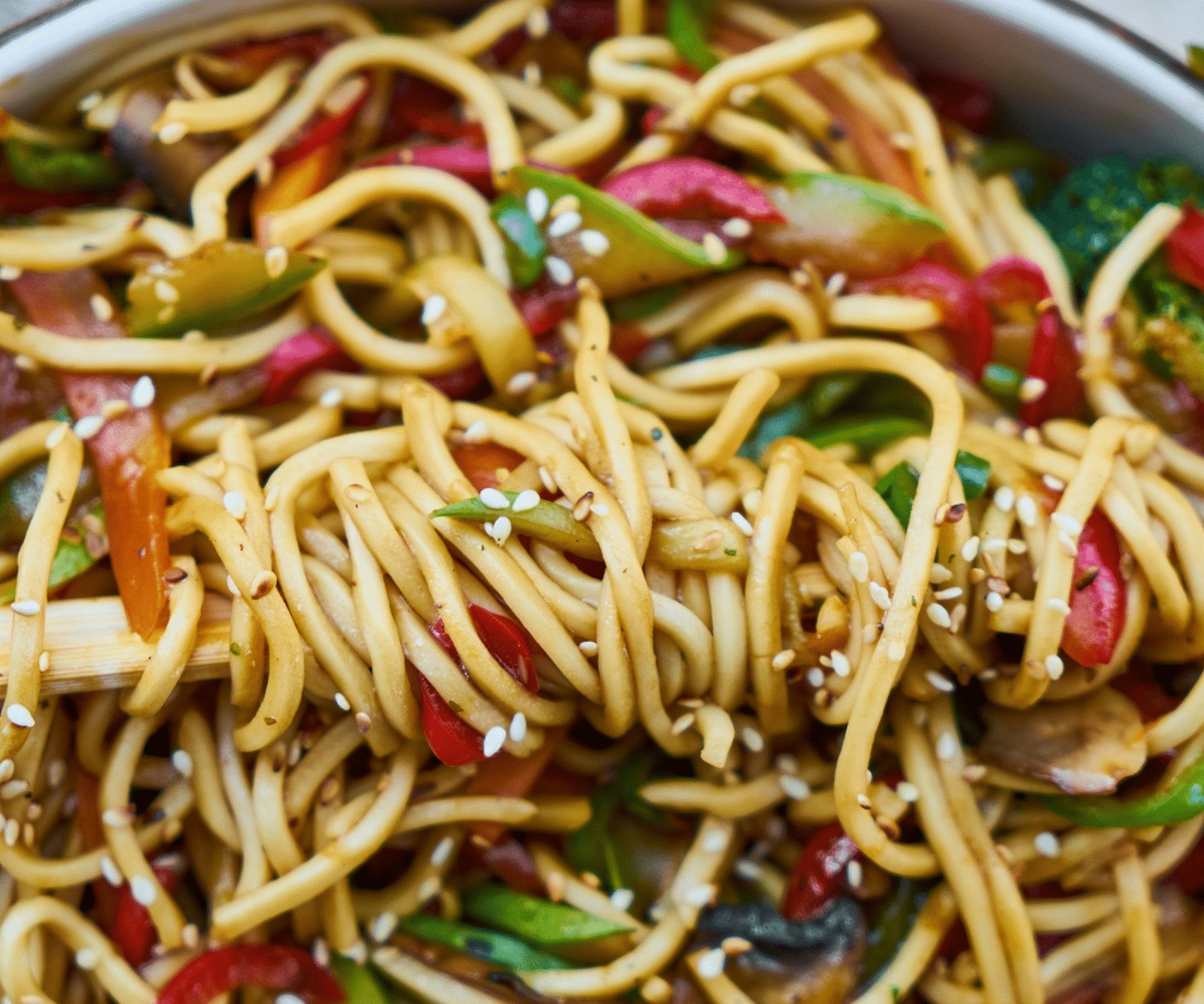 an image of a close up shot of spicy noodles - Rhythm Lonavala