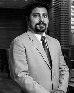 Portrait image of Mr. Rampy Sharma of Nirvana Luxury Hotel, Ludhiana