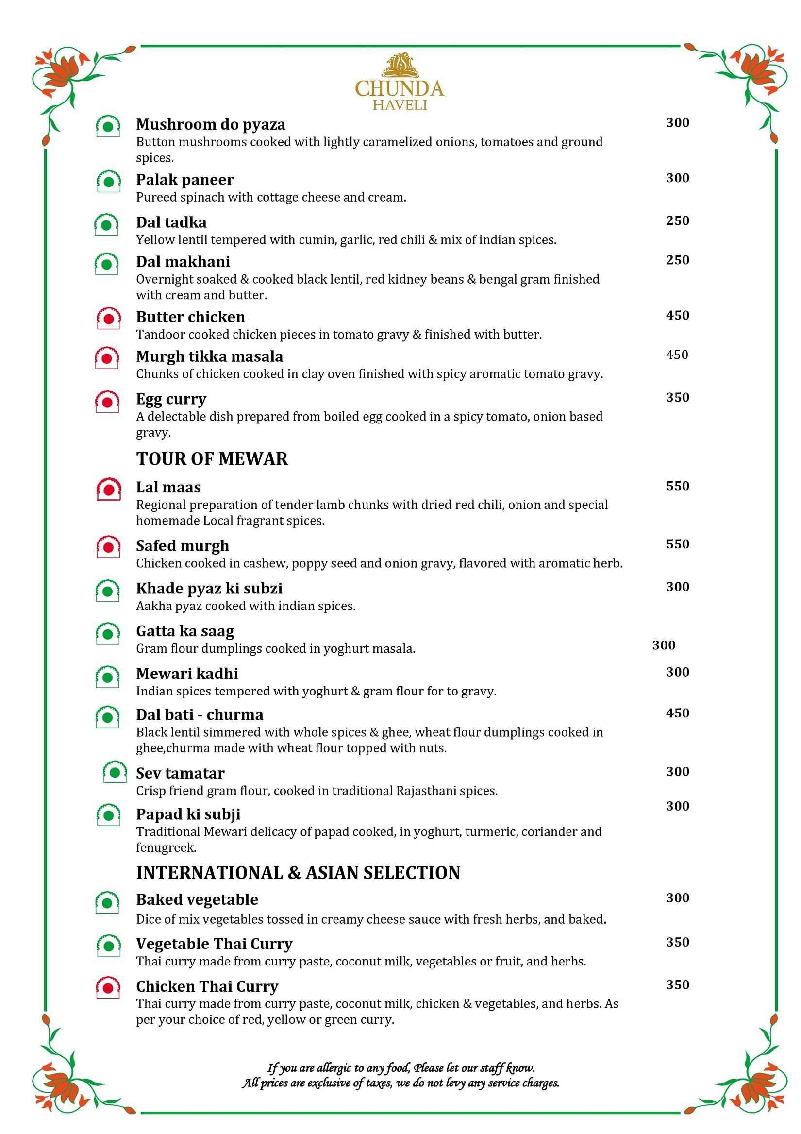 Menu QR Code Rate Chunda Haveli Update On 26.12.2023x (1)-4 page-0001