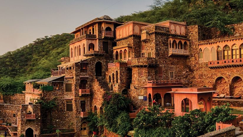 Neemrana Fort-Palace - 15th Century, Delhi-Jaipur Highway Neemrana Wing VIII Neemrana Fort-Palace Alwar Rajasthan