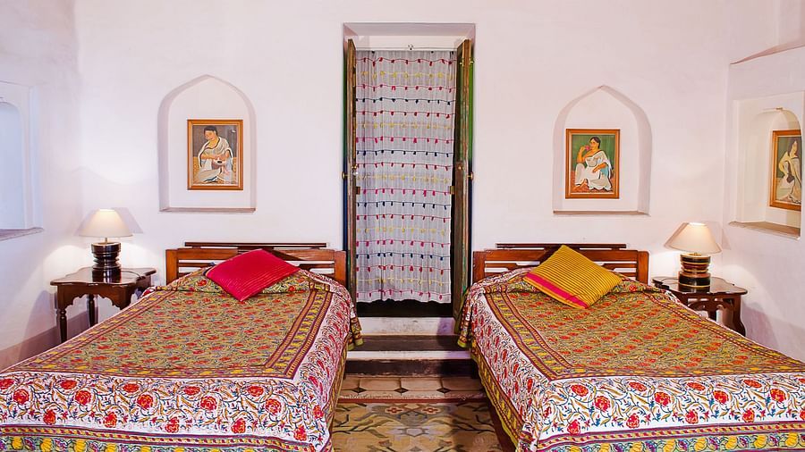 Neemrana Fort-Palace - 15th Century, Delhi-Jaipur Highway Neemrana Rang Mahal Neemrana Fort-Palace Alwar Rajasthan