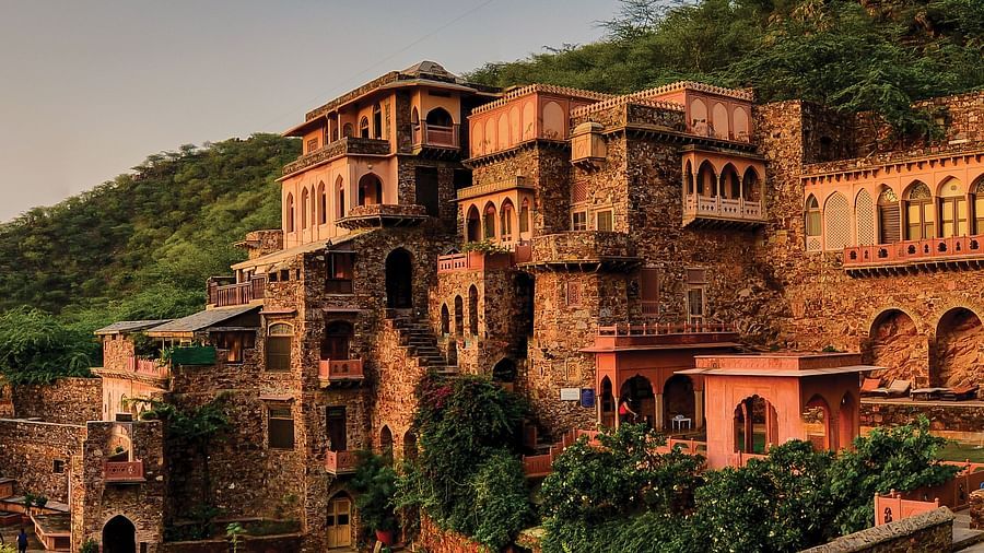 Neemrana Fort-Palace - 15th Century, Delhi-Jaipur Highway Neemrana Wing VIII Neemrana Fort-Palace Alwar Rajasthan