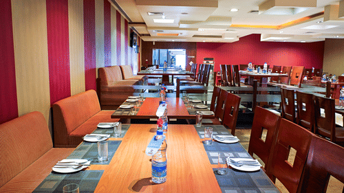 seating area at MegaBite, restaurant in Bangalore 4