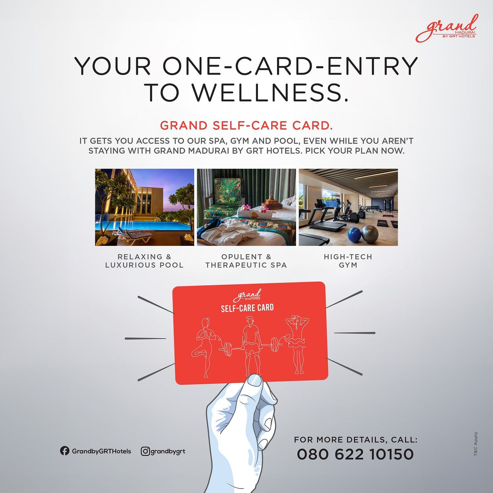 Banner for Grand Self Care Day by Grand Madurai in the ratio of 1:1