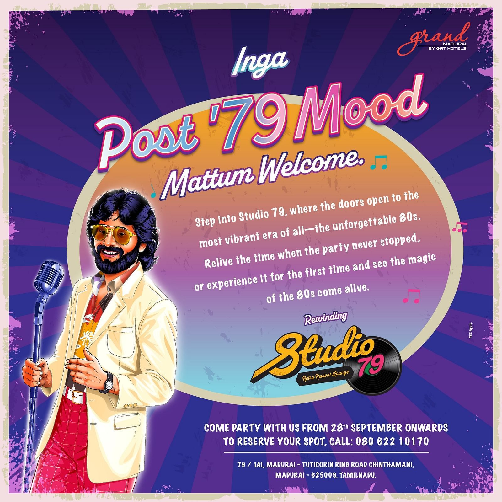 Grand Madurai  Bar Studio 79 KV Simplotel Home page