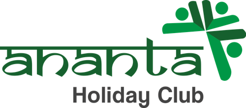  Logo of Ananta Holiday Club with green stylised tree and modern typography