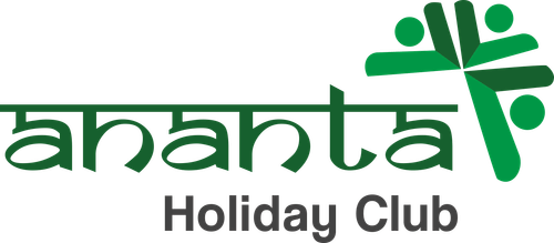  Logo of Ananta Holiday Club with green stylised tree and modern typography