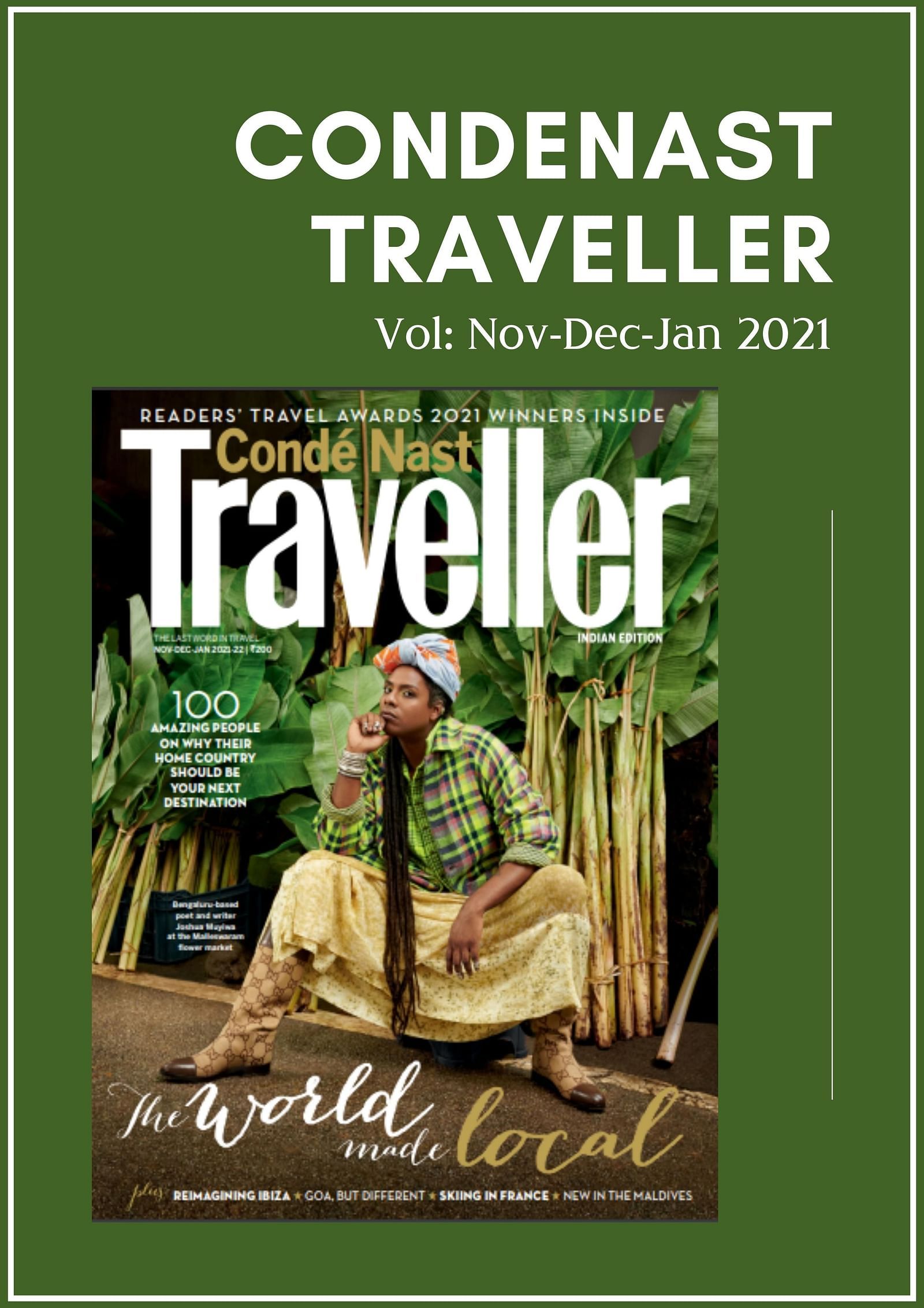 an image of a poster of Conde Nast Traveller - Rhythm Lonavala