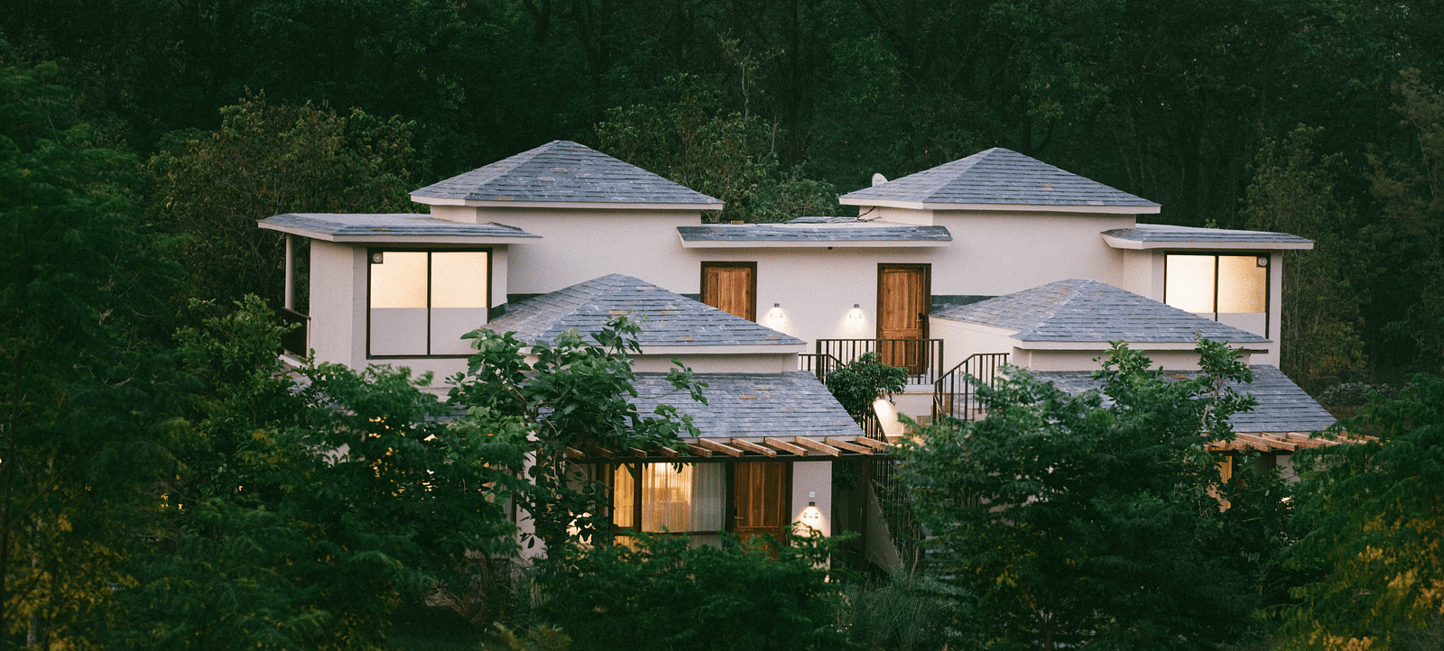 Sacara Corbett surrounded by lush greenery