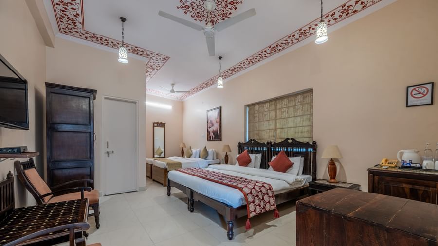 123-Family Room - Room & Suites - Suryaa Villa - Boutique Hotel in Jaipur- 1