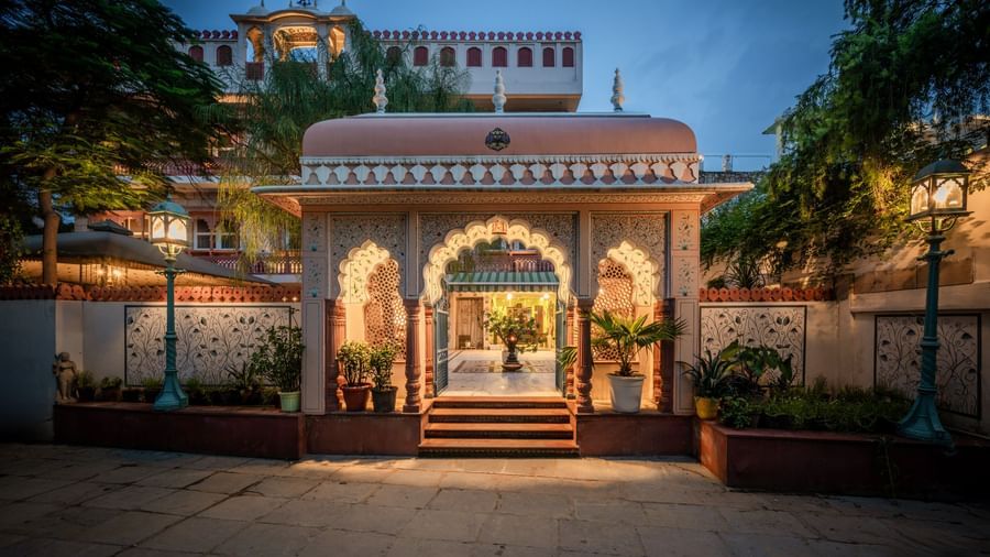 Facade- Heritage Hotel in Jaipur-Suryaa Villa - 10