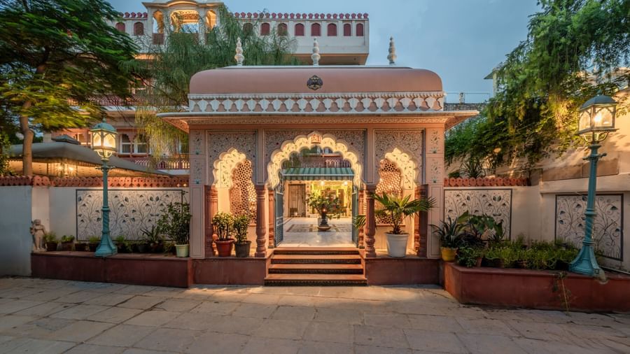 Facade- Heritage Hotel in Jaipur-Suryaa Villa - 8