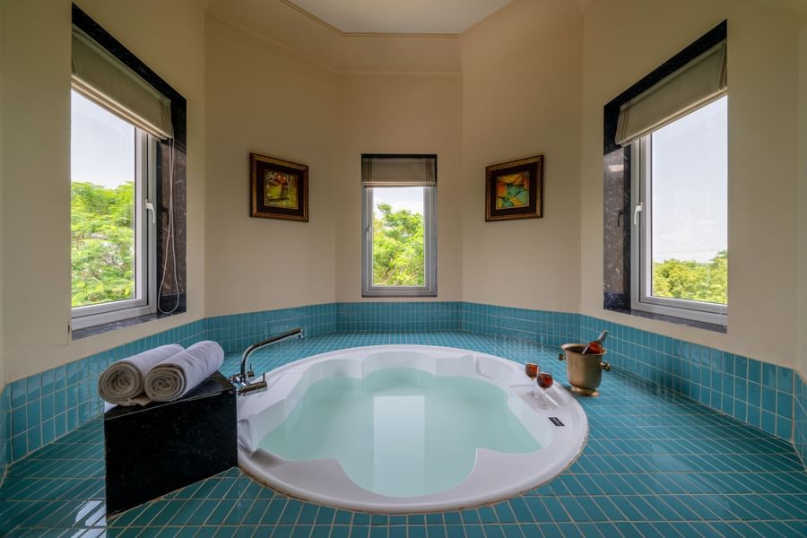 Bathtub - Deluxe - Hotels Near Chand Baori - Resorts Near Abhaneri-2
