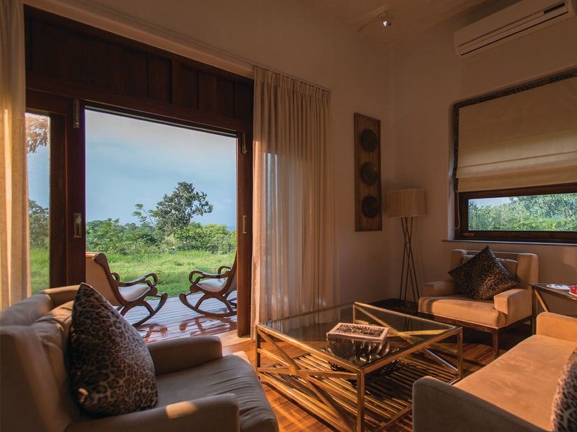 sun illuminating the interiors of a room at The Serai Bandipur