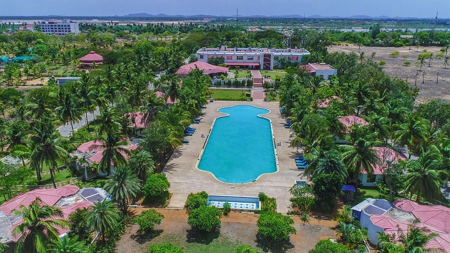 Aerial view of Chariot Beach Resort 4