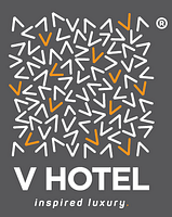 V Logo Black