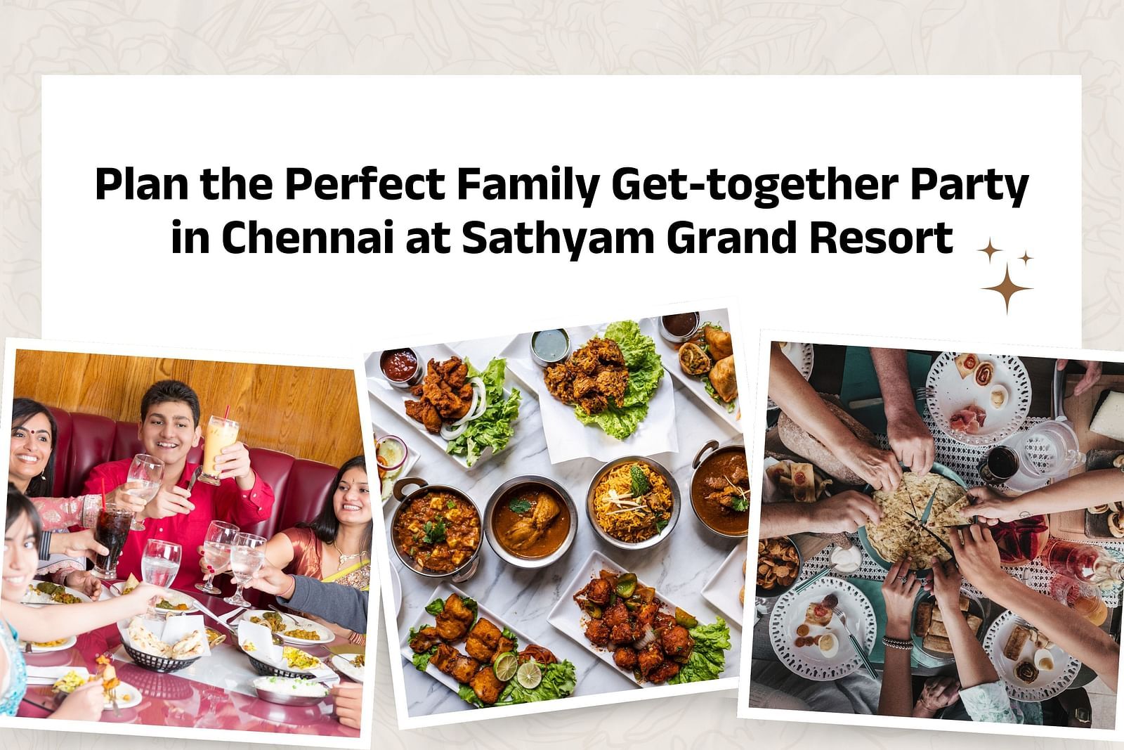 Family Get-together Party in Chennai.