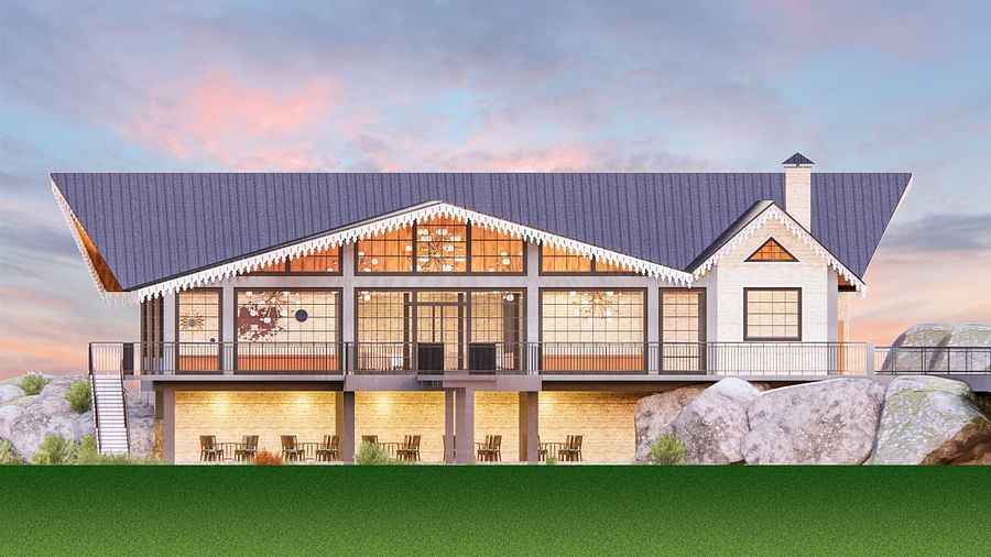 exterior facade of a villa - Polo Cherrapunjee Resort