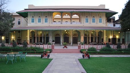 A facade image of Hotel Rajmahal Palace