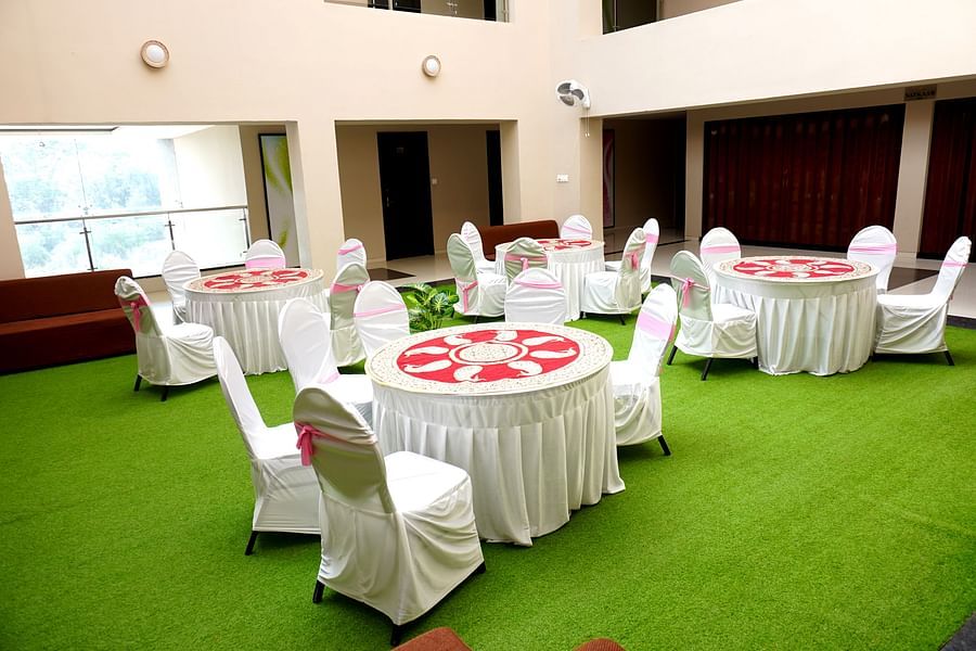 alt-text Open to Sky sitting Satkaar extended area