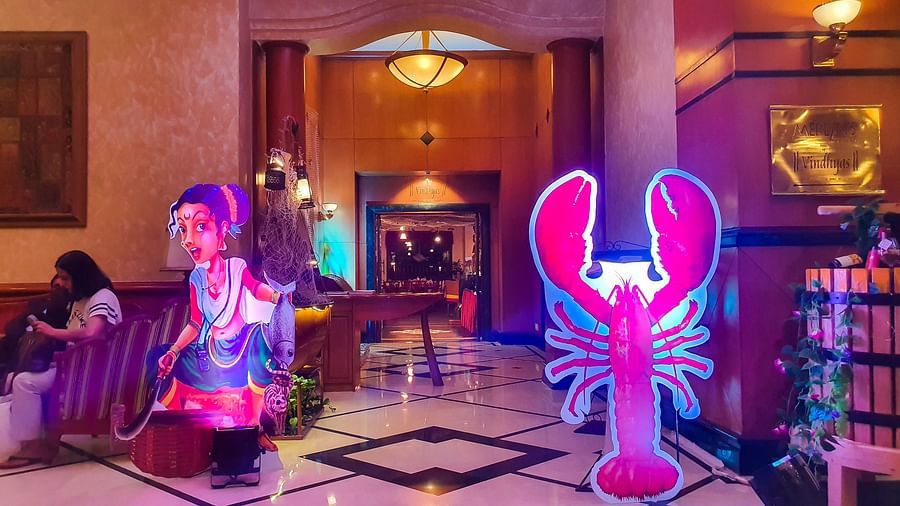 interior of a restaurant at the orchid hotel mumbai