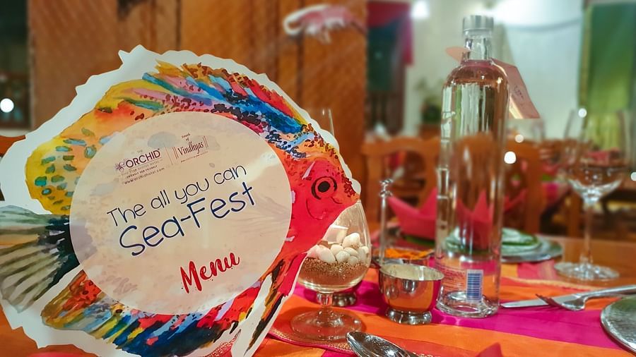 sea fest decor at the orchid hotel  