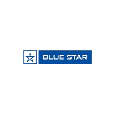 Blue Star logo with a white star in a blue box followed by the company name.