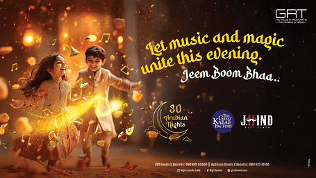 A creative banner for Ramadan Offer at GRT Hotels