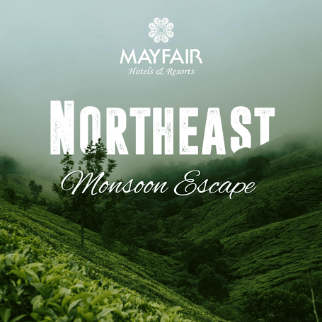 Northeast Monsoon Escape by Mayfair featuring lush green hills and scenic landscapes during the monsoon season.