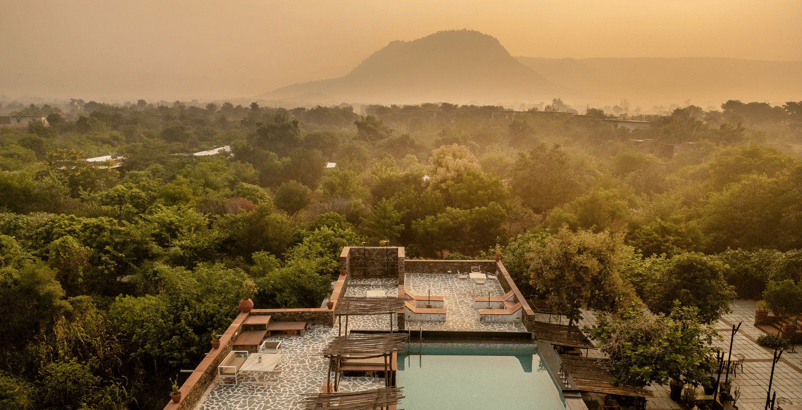 Arial view of the property - Utsav Camp Sariska