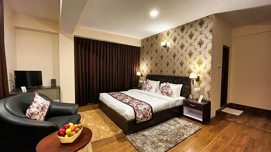 Dream Villa Retreat, Pelling - Interiors of the Deluxe Room at our hotel