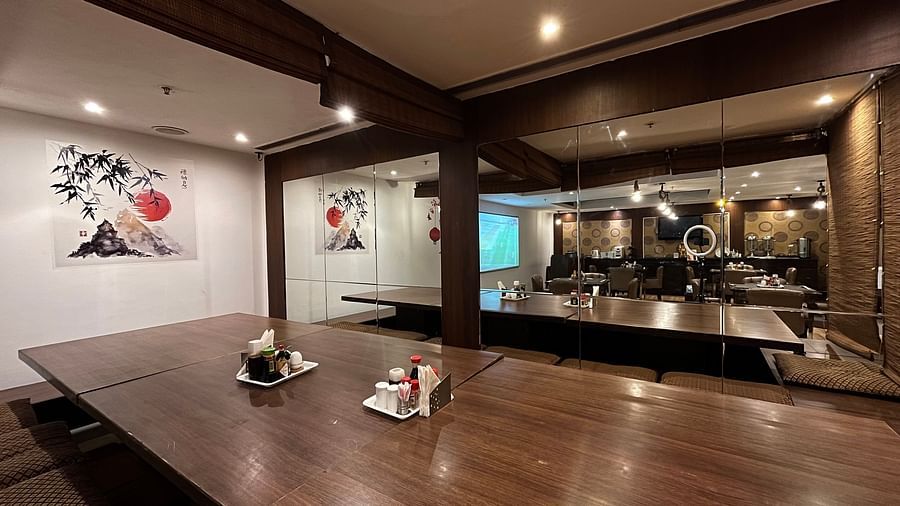 Asagao restaurant with Japanese style or Zashiki-style seating and traditional interiors1