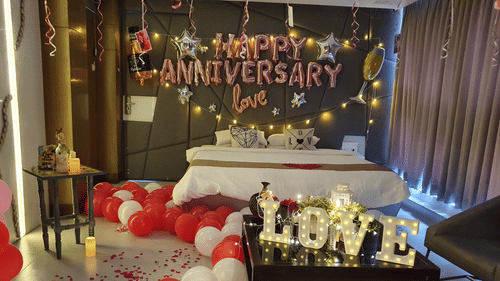 Anniversary Decoration for Hotel Room