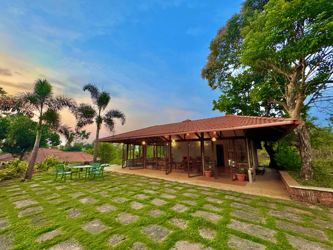 Glass house private party space Machaan Sakleshpur