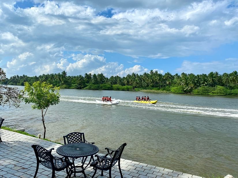 water sports at Lagoon De Pondy