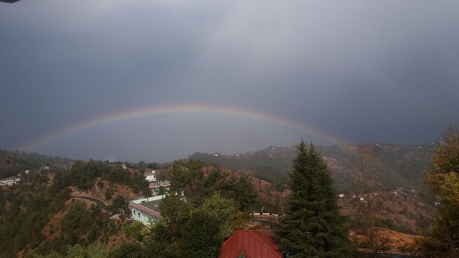 Ojaswi Himalayan Resort, Mukteshwar Nainital Rainbow view Oaswi Himalayan Resort Mukteshwa
