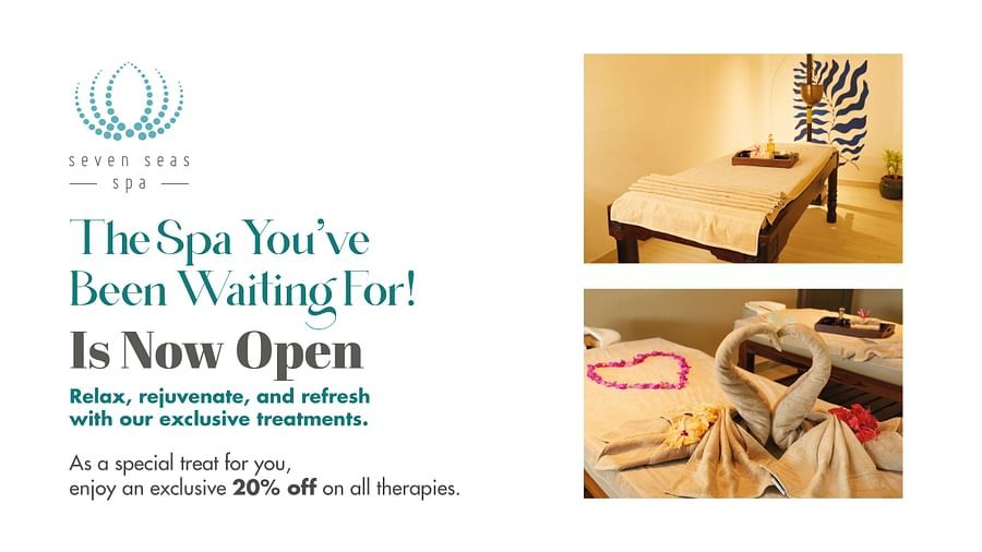 Seven Seas Spa offers 20% Off creative