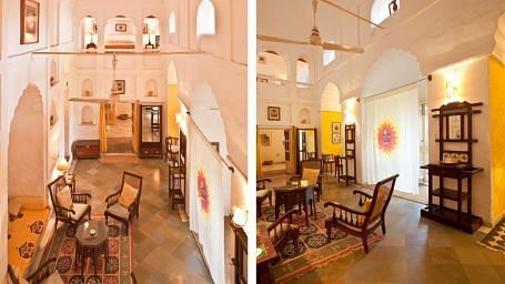 Surya Mahal Neemrana Fort-Palace Alwar Rajasthan d5b6zm