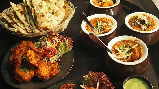 Picture of multipe dishes placed on a table