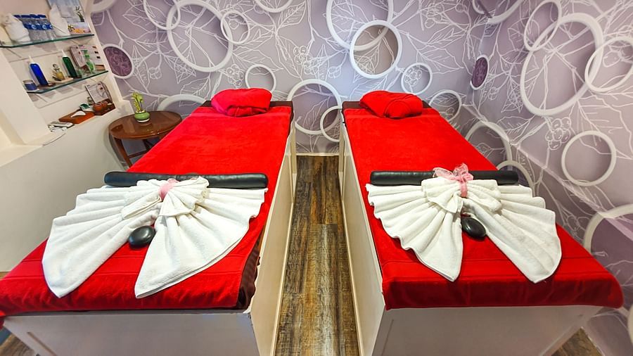 interior of our spa in vile parle