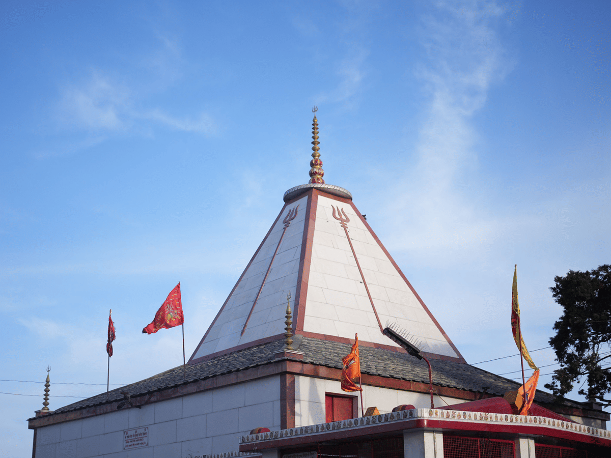 Chandi Devi Temple on the hillside above Haridwar